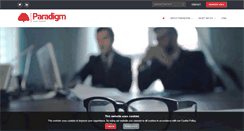 Desktop Screenshot of paradigmgroup.eu