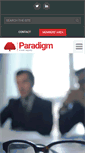 Mobile Screenshot of paradigmgroup.eu