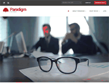 Tablet Screenshot of paradigmgroup.eu