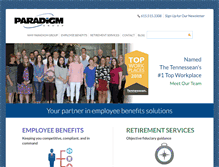 Tablet Screenshot of paradigmgroup.net